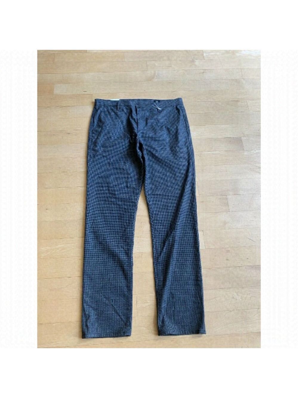 Ag BNWT "Marshall" soiree slim fit pants sz 38x34 slim straight black/gray print